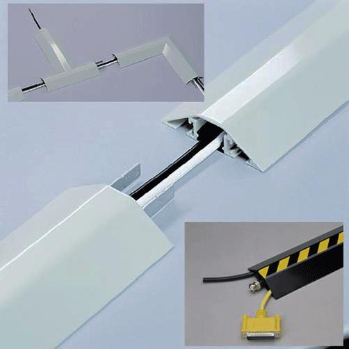 Alu Kabelbrücke - Stolperschütz für Büro und Industrie